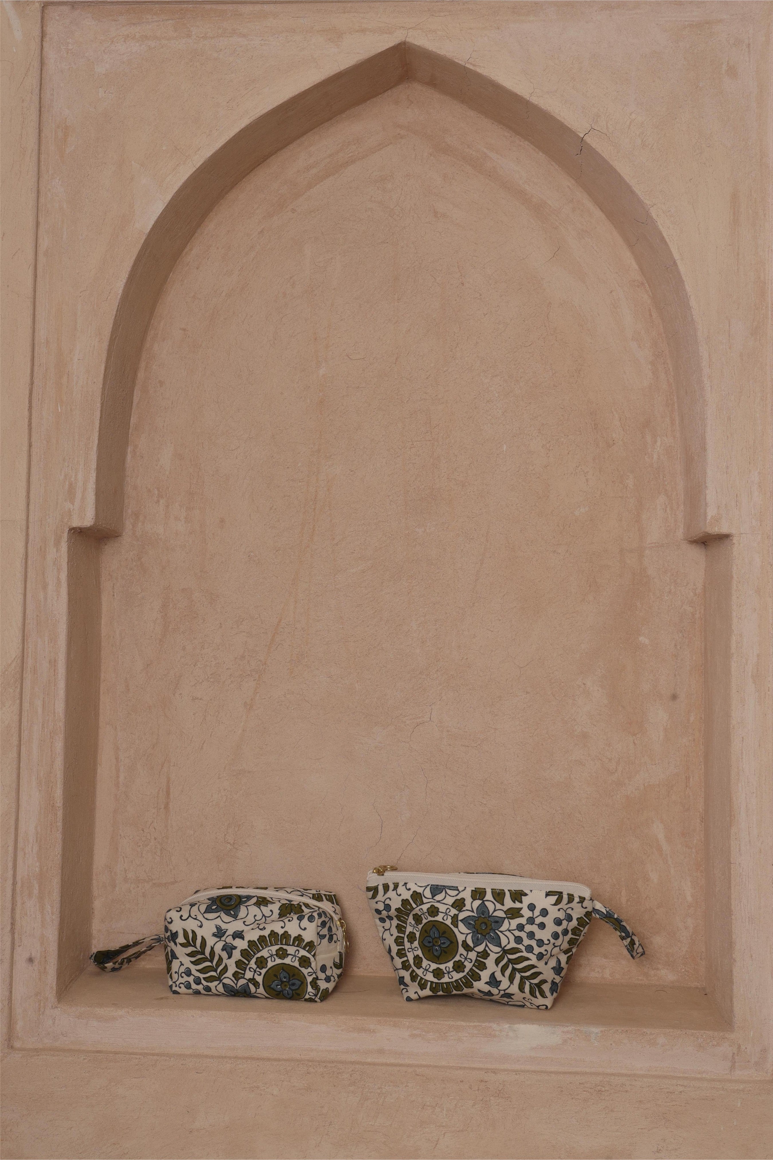 Handblock Quilted Cotton Pouch Set – The Only Organiser You’ll Ever Need